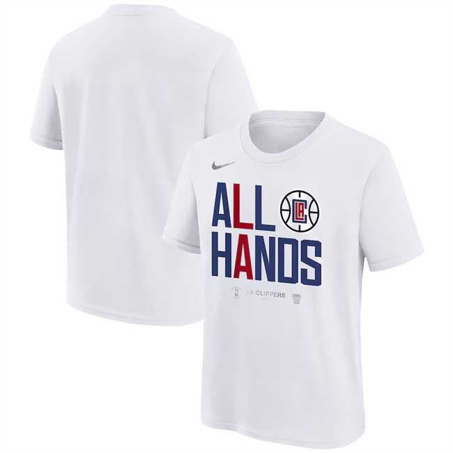 Men's Los Angeles Clippers White 2024 Playoffs Mantra T-Shirt,We sell and wholesale Men's Los Angeles Clippers White 2024 Playoffs Mantra T-Shirt on line form chian!